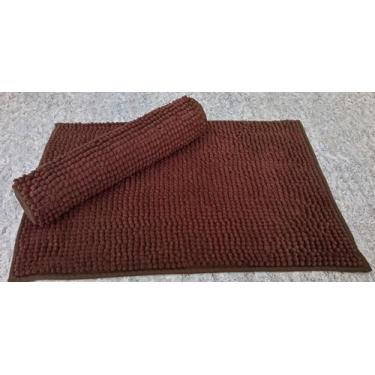 Imagem de Capacho Bolinha Para Banheiro 58cm X 35cm - Antiderrapante - TABACO - 
