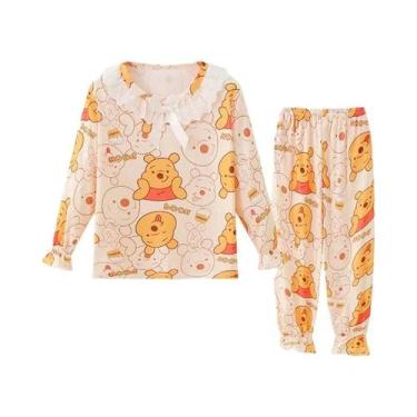 Imagem de Conjunto De Pijamas Azul Sanrio Kuromi Stitch Hello Kitty Para Meninas