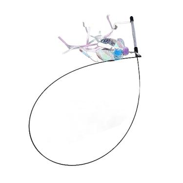 Imagem de Generic Brinquedos de Varinha de Gato, Exercício do Corpo de Isca Vívida Varinha Interativa de Teaser de Gato para (Joaninha)