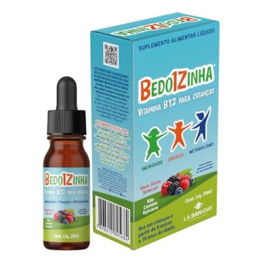 Imagem de Bedo12zinha Vitamina B12 em Gotas para Crianças (20ml) - Auxilia na formação de células vermelhas do sangue, auxilia no funcionamento do sistema imune