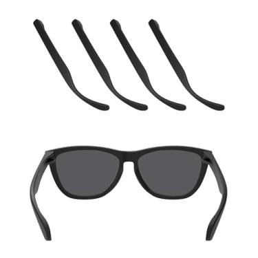 Imagem de EZReplace Braços de substituição para óculos de sol Oakley Frogskins OO9013/Frogskins Lite OO9374/Frogskins XS OJ9006, Preto + preto, One Size