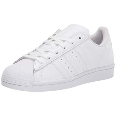 Imagem de adidas Originals Tênis infantil Stan Smith Cloudfoam, Branco/Branco., 38