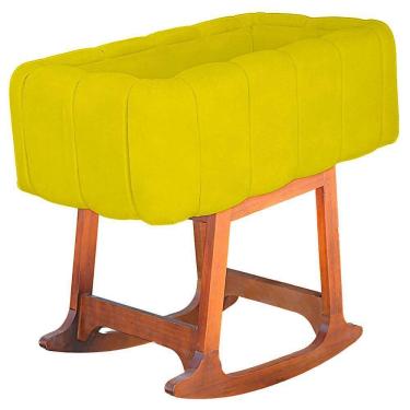 Imagem de Moises Balanço Com Colchão Para Baby Cor Amarelo