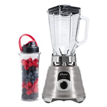 Imagem de Kit New Osterizer Aço Escovado - Liquidificador e Jarra Blend N Go, 22