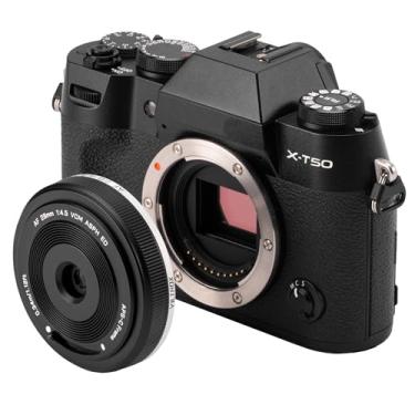 Imagem de VILTROX Lente AF 28 mm F4.5 XF de quadro completo para montagem X, lente panqueca ultrafina AF 28/4.5 para X, lente grande-angular ultracompacta de foco automático para câmeras sem espelho