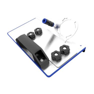 Imagem de ＡＷＨＡＯ Suporte de esmerilhamento de ângulo de 45 graus, ferramenta de chanfradura de azulejos, ferramentas de corte de bordas de azulejos, aço inoxidável, 24cmx16cmx7cm