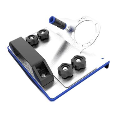 Imagem de Ioensy Suporte de esmerilhadeira angular de 45 graus, ferramenta de chanfradura de azulejos, máquina de corte de aço inoxidável multifuncional e estável para, 18cmx16cmx7cm