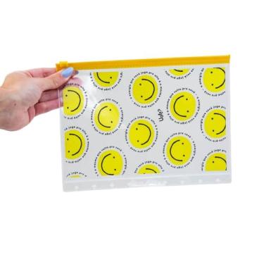 Imagem de Necessaire Ziplock Para Caderno de Discos - Smiles