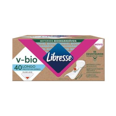 Imagem de Libresse V-Bio, Protetor diário longo 40 unidades