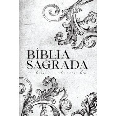 Imagem de Bíblia ARC Ornamentos - Branca - Letra Gigante - Com Harpa Avivada e C