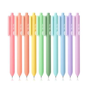 Imagem de Mr. Pen - Canetas de gel coloridas retráteis, 10 peças, canetas de gel macio