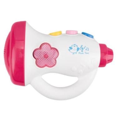 Imagem de Trompete Musical Para Bebê Cores Pimpolho