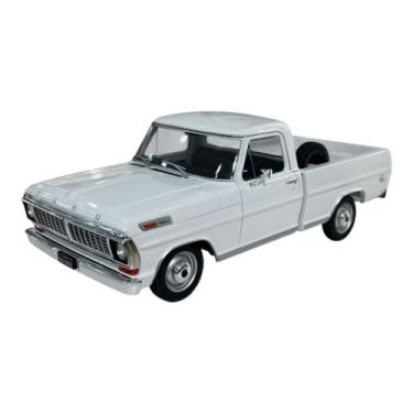 Imagem de Miniatura Ford F100 1974 Branco Metal California 1:24 - California Toy