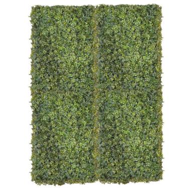 Imagem de 4x Placa Jardim Vertical Trevo Samambaia (60x40) Verde SMO