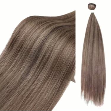 Imagem de Mega Hair Cabelo Tela Liso 80cm Fibra Futura Premium 200g –loiro escuro e Resistente ao Calor m2