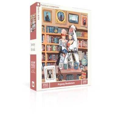 Imagem de New York Puzzle Company - Jenny Kroik Argosy Bookstore - Quebra-cabeça de 1000 peças para adultos por Jenny Kroik