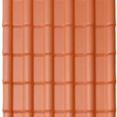 Imagem de Kit com 10 Telhas Pvc Colonial 2,42m X 0,88m X 1,7mm 6 Ondas com Kit F