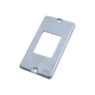 Imagem de Tampa P/ Condulete 2 Postos 2 Tomadas Juntos 3/4" Alumínio - Geral