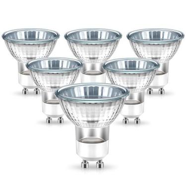 Imagem de Lâmpadas halógenas Flaspar GU10 50W 2800K, branco quente, pacote com 6