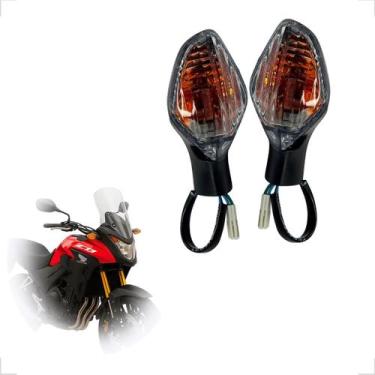 Imagem de Par Pisca Seta Traseiro Lado Direito Lado Esquerdo CB 500X 2014 2015 2