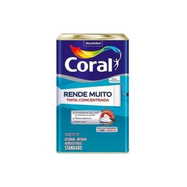 Imagem de Tinta Acrílica Fosca Rende Muito Coral 16L Escolha A Cor, 16L / AZUL D