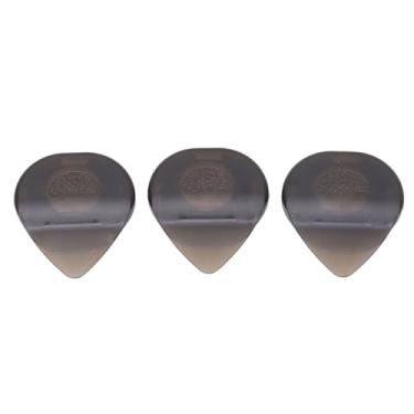 Imagem de 3pcs iluminam guitarra picareta abds de alta dureza led sensível pick para prática e performance púrpura verde branca
