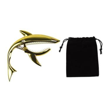 Imagem de Fenteer Acessório para guitarra Capotraste, profissional, portátil, universal, mola de liga de zinco, clipe de tom para bandolim, banjo acústico, Ouro