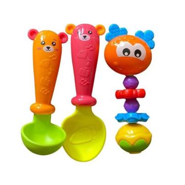 Imagem de Brinquedo Infantil bebê Criança Chocalho Bichinho -Kit 3 un - Company 