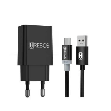Imagem de Carregador Turbo 2 Metros para LG K50s K51s K52 K61 K62 K71 - Hrebos, 