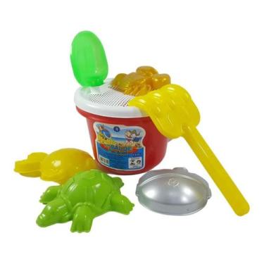 Imagem de Baldinho De Praia 08 Peças Infantil Sortido Tamanho 03 - surf radical