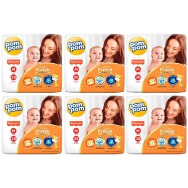 Imagem de Fralda Pompom Derma Protek Tam M Jumbo  - ATACADO BARATO - 168 Unidade