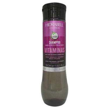 Imagem de Shampoo Vitaminas Hidratação Capilar 350ml da Hidrabell