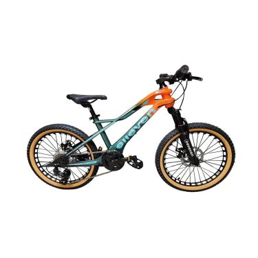 Imagem de Bicicleta Mtb Aro 20 1X8 Magnésio Laranja/Verde