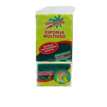 Imagem de esponja de lavar louça kit com 3 unidades envio em 24 HORAS - ESPONFLO