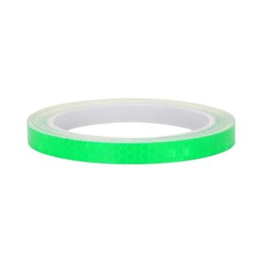Imagem de Fita Adesiva Refletiva Impermeável Para Roda De Moto Em 6 Cores Adesiv