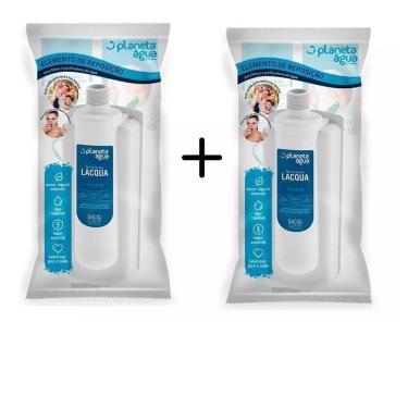 Imagem de Filtro Refil Purificador De Agua Latina Pa355 Pa335 Kit 2Un