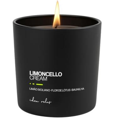 Imagem de Vela aromática perfumada LIMONCELLO CREAM, IDEA VELAS 200g, cera vegetal