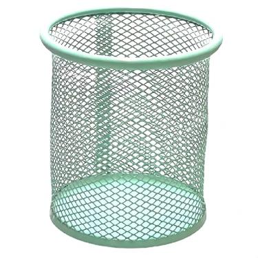 Imagem de Porta-Lápis Caneta Lápis Redondo Metal Aramado(6,Verde)