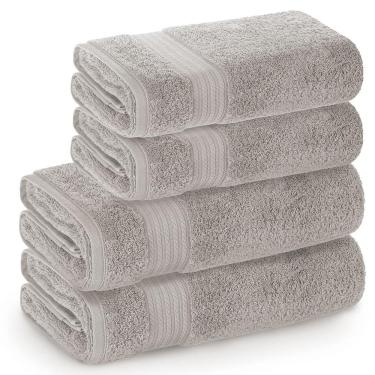 Imagem de Jogo de Toalhas de Banho Banhão com 04 Peças Magna Lunar - Karsten