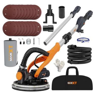 Imagem de MAXXT Lixadeira De Drywall Com Coletor De Pó A Vácuo, Lixadeira Elétrica Telescópica Dobrável Com 6 Velocidades Variáveis, Ferramenta Para Remoção De Teto Pipoca, Lixadeira Elétrica De 1900 Rpm, Lu