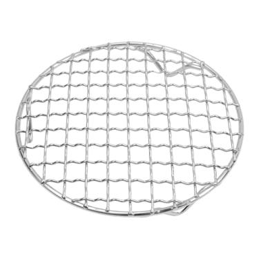 Imagem de Tsnamay Grelha redonda de aço inoxidável de 150 mm com pernas de 20 mm para cozinhar e cozinhar a vapor