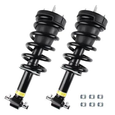 Imagem de Par de amortecedor dianteiro amortecedor magnético conjunto mola com suspensão elétrica compatível com Cadillac Escalade Chevy Suburban Tahoe GMC Yukon XL Sierra 1500 2007-2014 Substituir para 580-435
