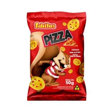 Imagem de Salgadinho Pizza Assado, Sem Glúten, Pacote com 10 Unidades de 35g