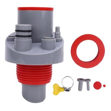 Imagem de WOHPNLE Encaixe de tubo de drenagem de pia, junta de encanamento de conector triplo de cozinha para pia, máquina de lavar louça, purificador de água, design eficiente de prevenção de cheiros ideal