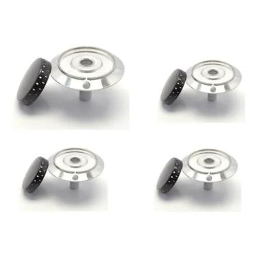 Imagem de Kit 4 Tampinhas + 4 Queimadores Fogão Continental Perfetto
