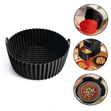 Imagem de Forma De Silicone Flexível Reutilizável Para Air Fryer