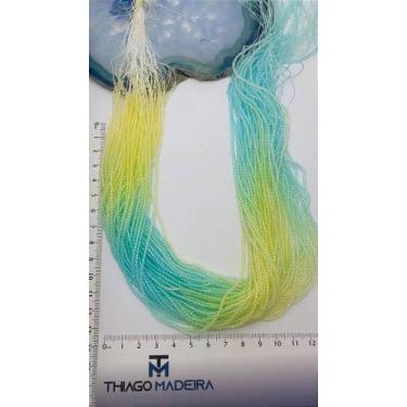 Imagem de Fio Cristal 1mm Vidro Facetado - 40cm com 180 Cristais - no-brand