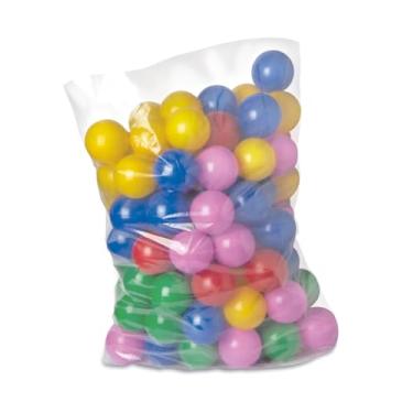 Imagem de Bolinhas Para Piscina Maralex cores sortidas pacote com 100 unidades