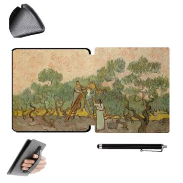 Imagem de GUKSRASO Capa para Kindle Oasis 10ª/9ª Geração 2019/2017 (Modelo: CW24WI/S8IN4O) - Adequado Apenas para 7 Polegadas, Capa Protetora Fina e leve de TPU com Alça de Mão e Caneta