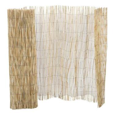 Imagem de Cerca De Fibra Natural Para Jardim 100x500 Cm Bege - Brazil Home Colle